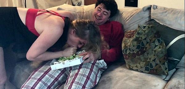  Horny MILF slurps a big dick salad - Erin Electra